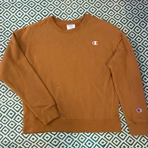 Brown Champion crewneck